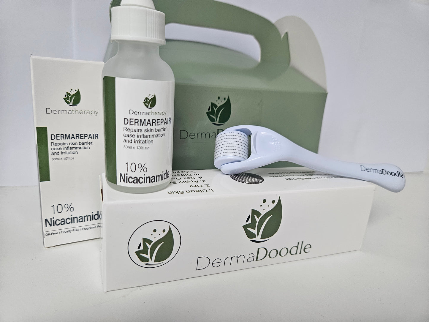 DermaDoodle Device with DermaRepair Serum ( 10% Nicacinamide)