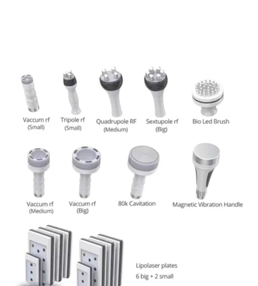 6 in 1 Body Sculpt Replacement Handles Full set